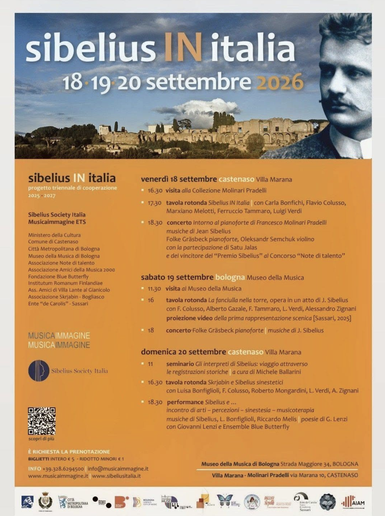 Tavola rotonda: Skrjabin e Sibelius sinestetici - Sibelius IN Italia